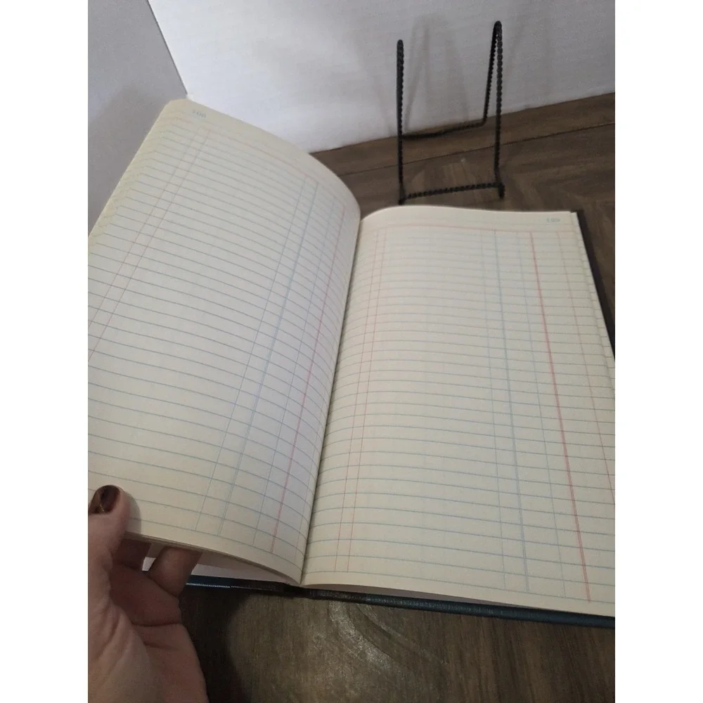 Wilson Jones S300-15J Blue Fabric Hardcover Journal Ledger vintage OOP